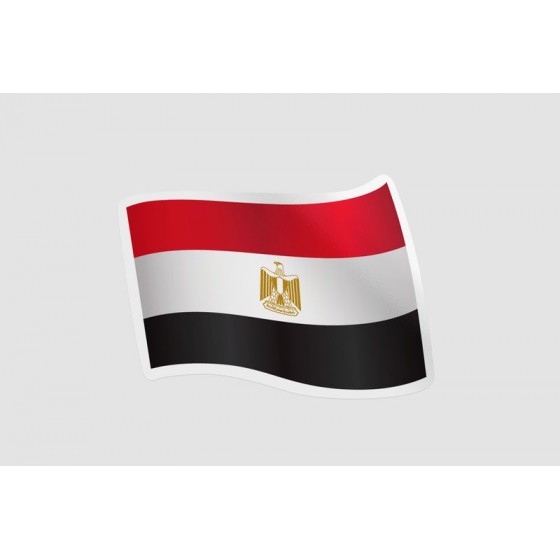 Egypt Flag Waving Style 4