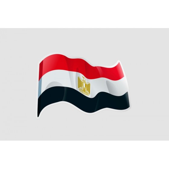 Egypt Flag Waving Style 5