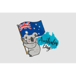 Happy Australia Day Style 43 Sticker - DecalsHouse