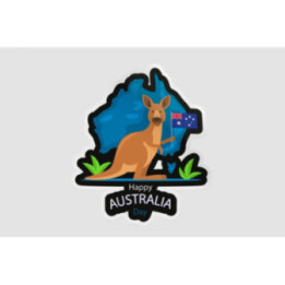 Happy Australia Day Style 58 Sticker - DecalsHouse