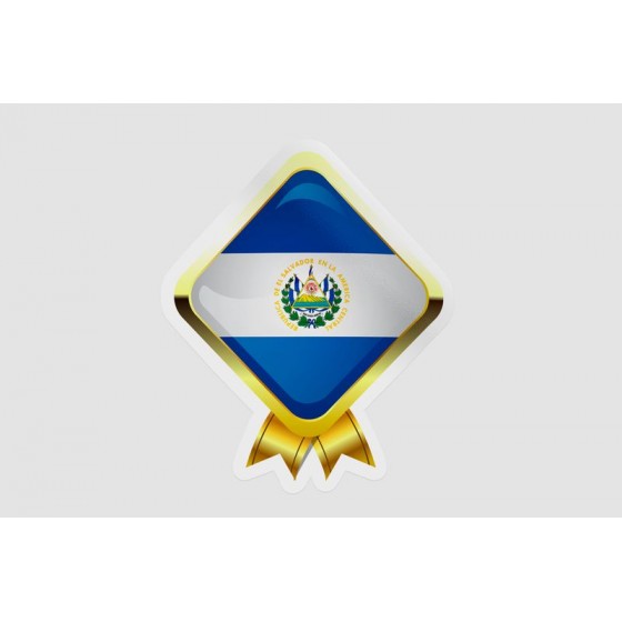 El Salvador Flag Badge