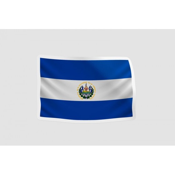 El Salvador Flag Hanging