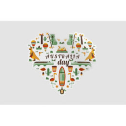 Happy Australia Day Style 80 Sticker - DecalsHouse