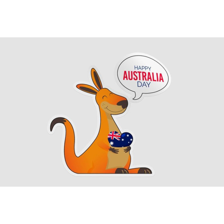 Happy Australia Day Style 83 Sticker - DecalsHouse