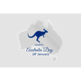 Happy Australia Day Style 9 Sticker - DecalsHouse