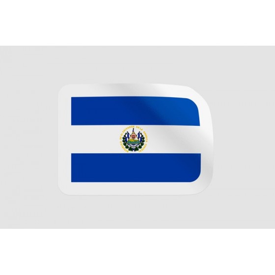 El Salvador Flag Style 2