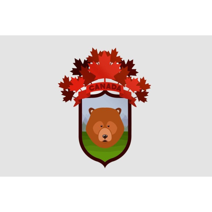 Happy Bear Sticker - DecalsHouse