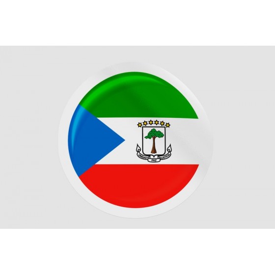 Equatorial Guinea Flag Badge