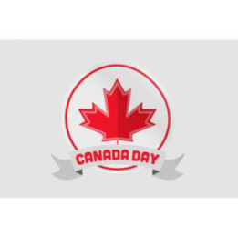 Happy Canada Day Style 11 Sticker - DecalsHouse