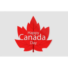 Happy Canada Day Style 12 Sticker - DecalsHouse