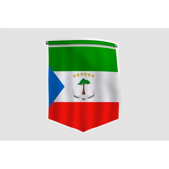Equatorial Guinea Flag Pennant