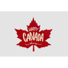 Happy Canada Day Style 16 Sticker - DecalsHouse
