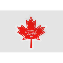 Happy Canada Day Style 23 Sticker - DecalsHouse
