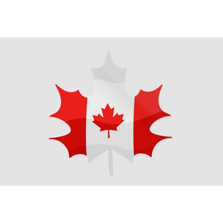 Happy Canada Day Style 36 Sticker - DecalsHouse