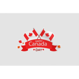Happy Canada Day Style 38 Sticker - DecalsHouse