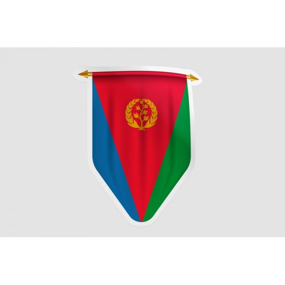 Eritrea Flag Pennant Style 7