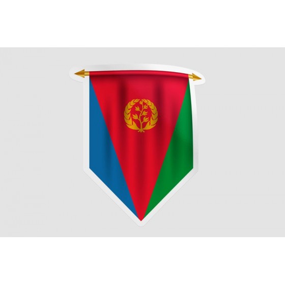 Eritrea Flag Pennant Style 9