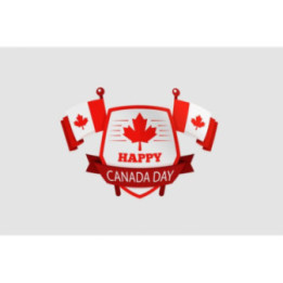 Happy Canada Day Style 56 Sticker - DecalsHouse