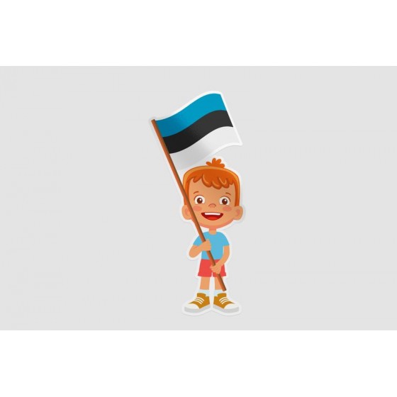 Estonia Boy Flag Style 2