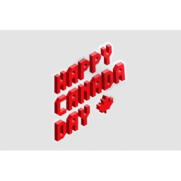 Happy Canada Day Style 78 Sticker - DecalsHouse
