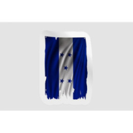 Honduras National Flag Style 6 - DecalsHouse