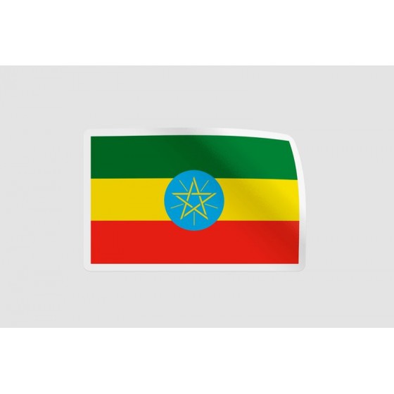 Ethiopia Flag Style 4