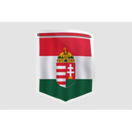 Hungary Flag Pennant - DecalsHouse