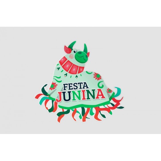 Festa Junina Style 2 Sticker