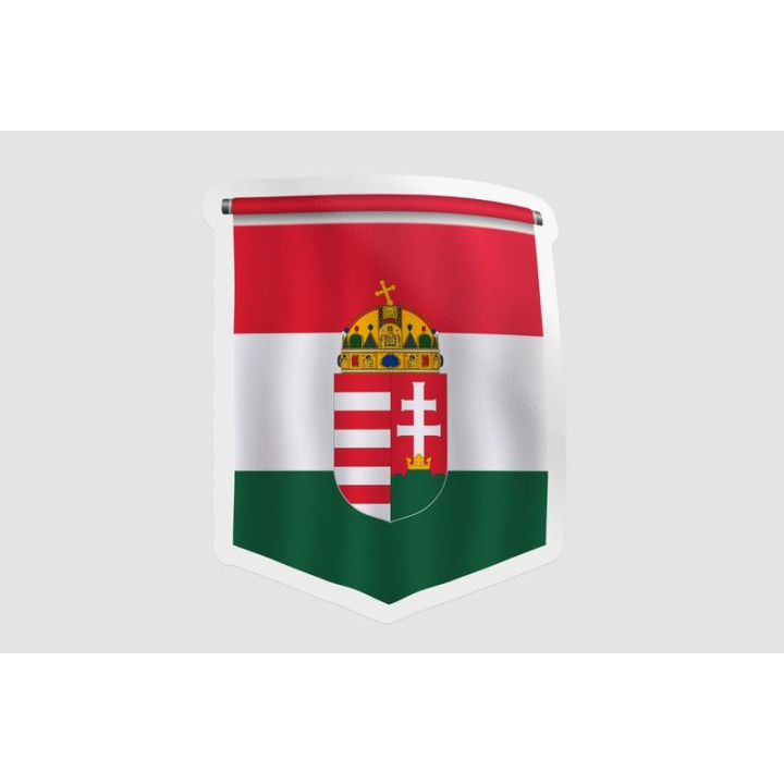 Hungary Flag Pennant - DecalsHouse
