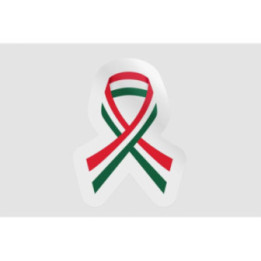 Hungary Flag Ribbon Style 2 - DecalsHouse