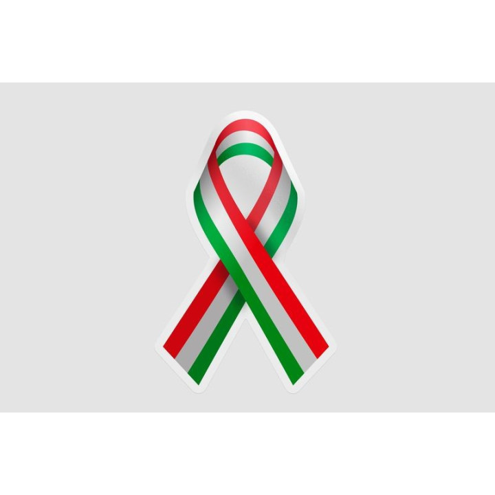 Hungary Flag Ribbon - DecalsHouse