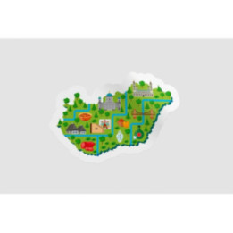 Hungary Map Infographic - DecalsHouse