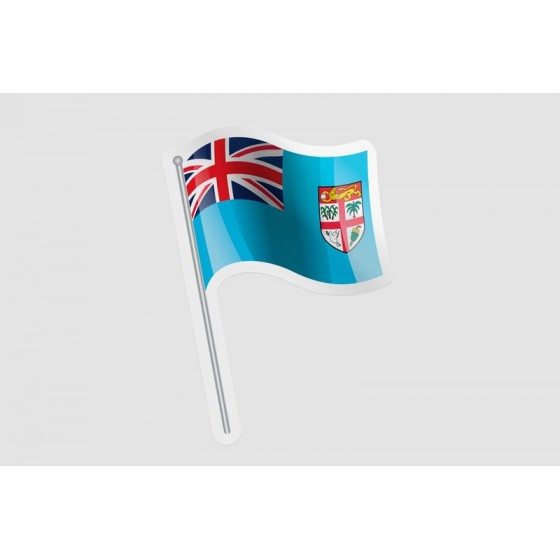 Fiji Flag Waving