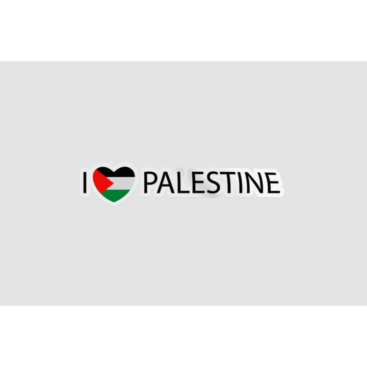 I Love Palestine Sticker - DecalsHouse