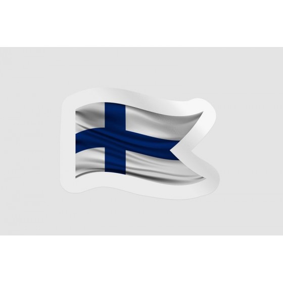 Finland Flag Badge Style 21
