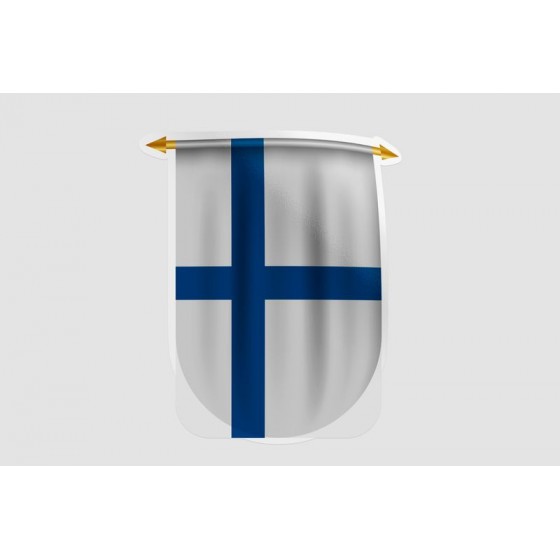 Finland Flag Pennant Style 5