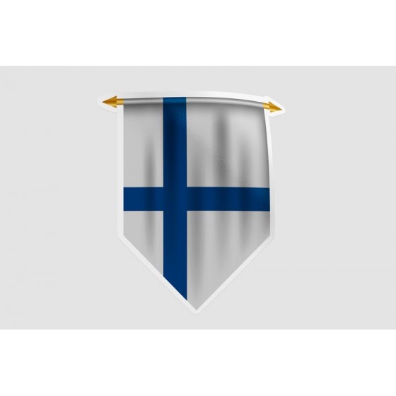 Finland Flag Pennant Style 9