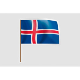 Iceland Flag Waving - DecalsHouse