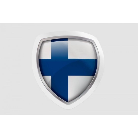 Finland Flag Shape Style 3