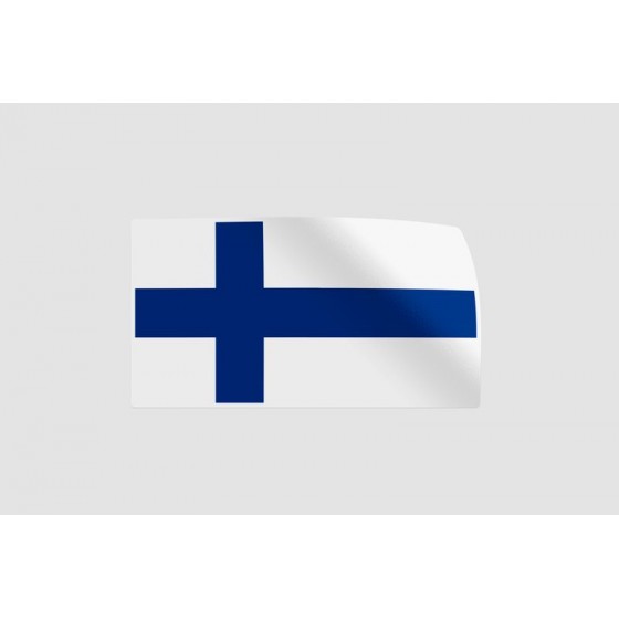 Finland Flag Style 4