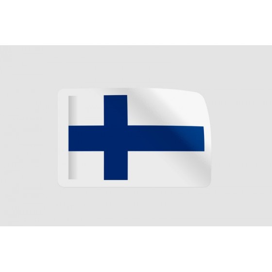 Finland Flag Style 6