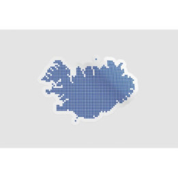 Iceland Map Dot - DecalsHouse