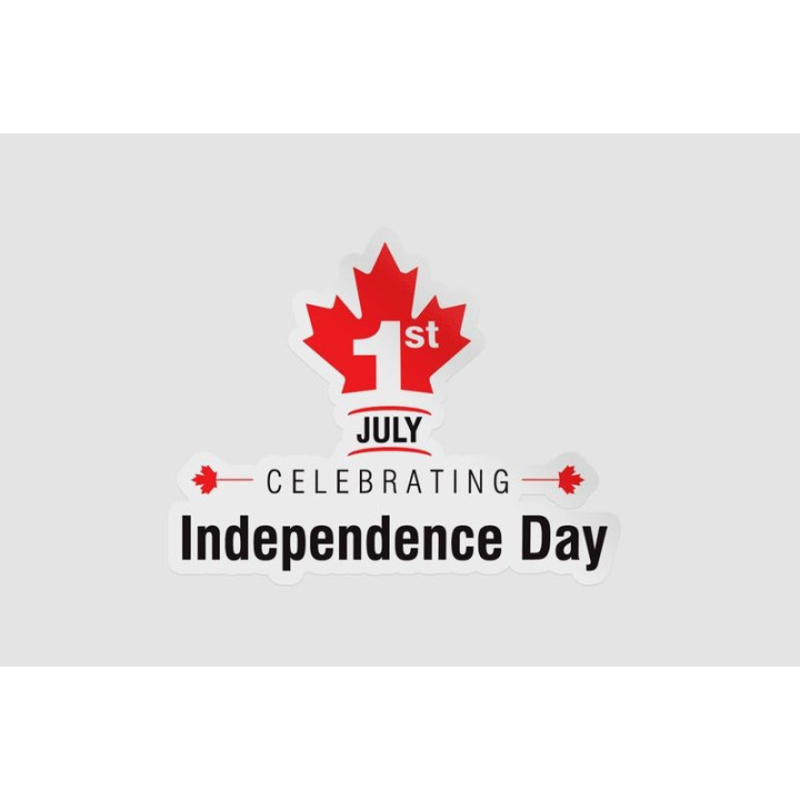 Independence Canada Day Sticker - DecalsHouse