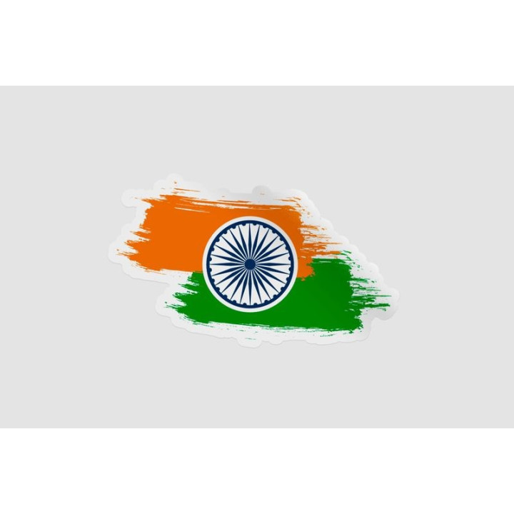 India Flag Abstract Style 2 - DecalsHouse