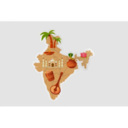 India Hand Draw Style 4 - DecalsHouse