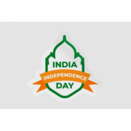 India Independence Day Badge Style 2 - DecalsHouse