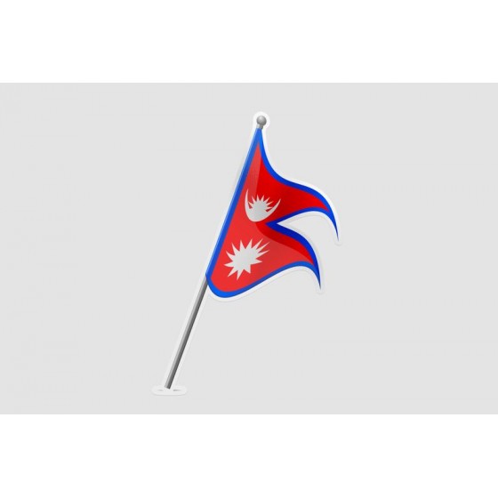 Flag Of Nepal Sticker
