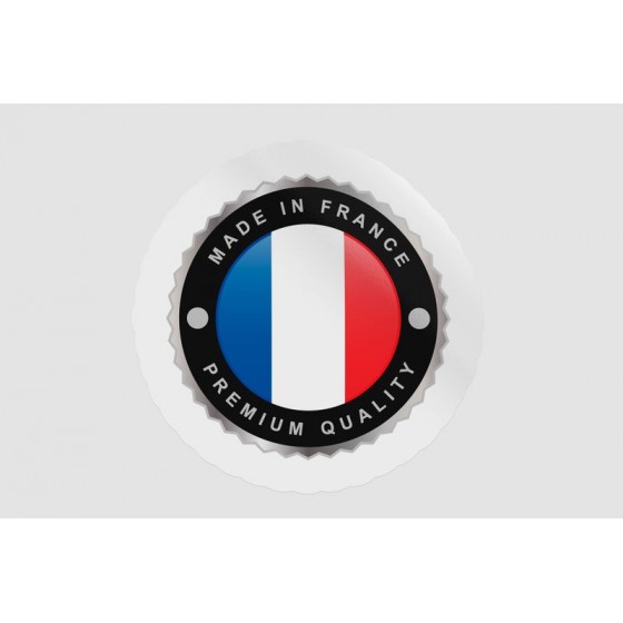 France Badge Label Style 8