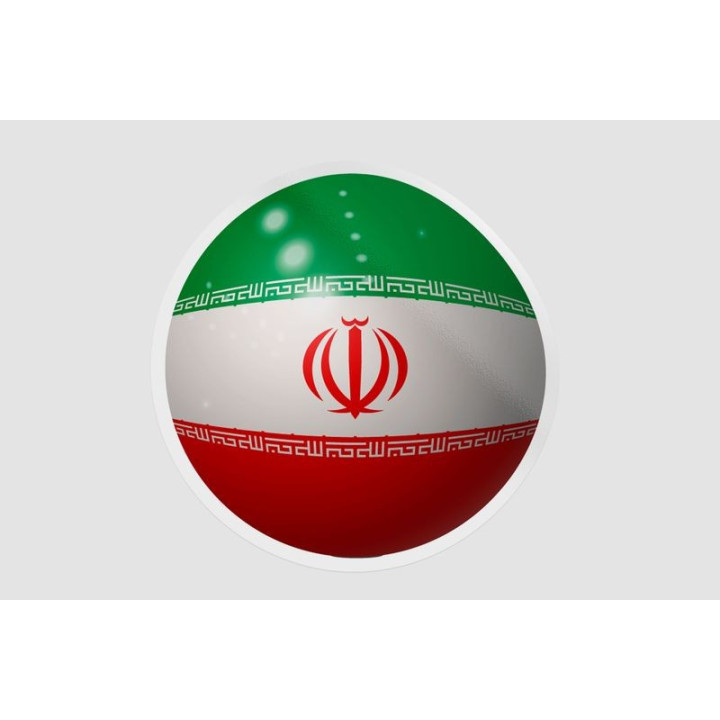 Iran Flag Ball - DecalsHouse