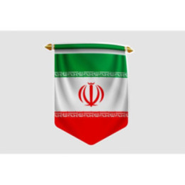 Iran Flag Pennant - DecalsHouse